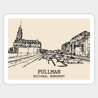 Pullman National Monument Sticker